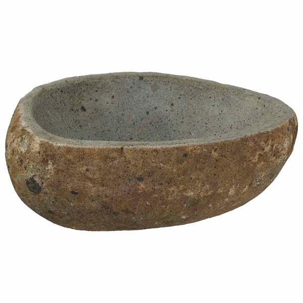Bassin en Pierre de Rivière 30-37x25-30x12 cm
