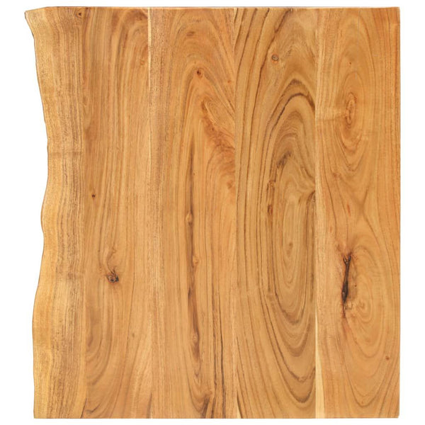 Dessus de Meuble-Lavabo Salle de Bain Acacia 58x52x2,5 cm