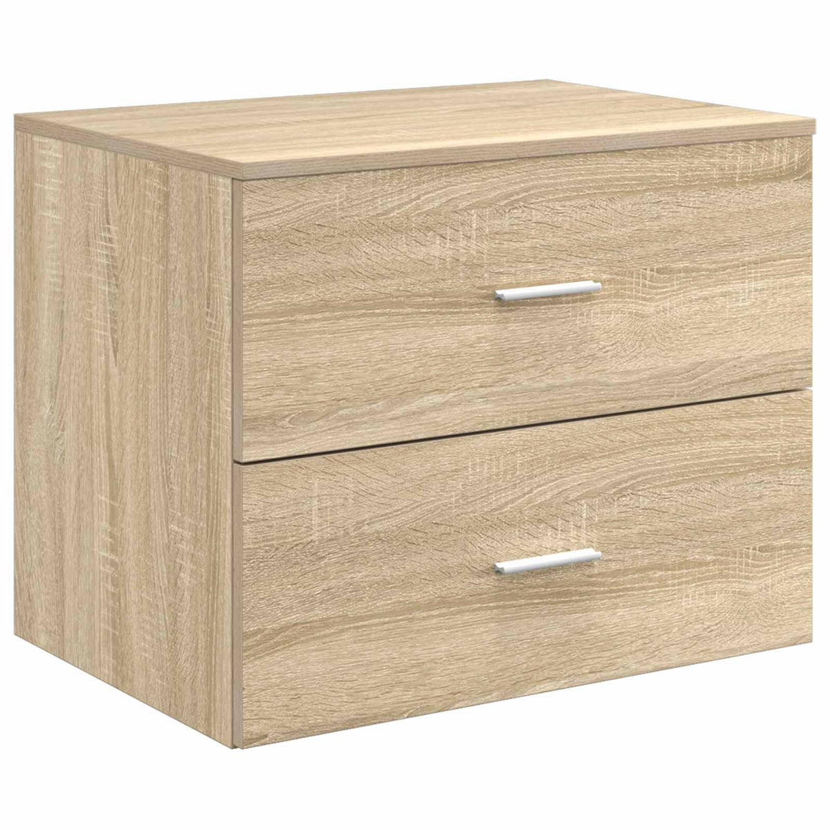 Meuble de salle de bain suspendu chêne sonoma 62.5x44.5x50 cm