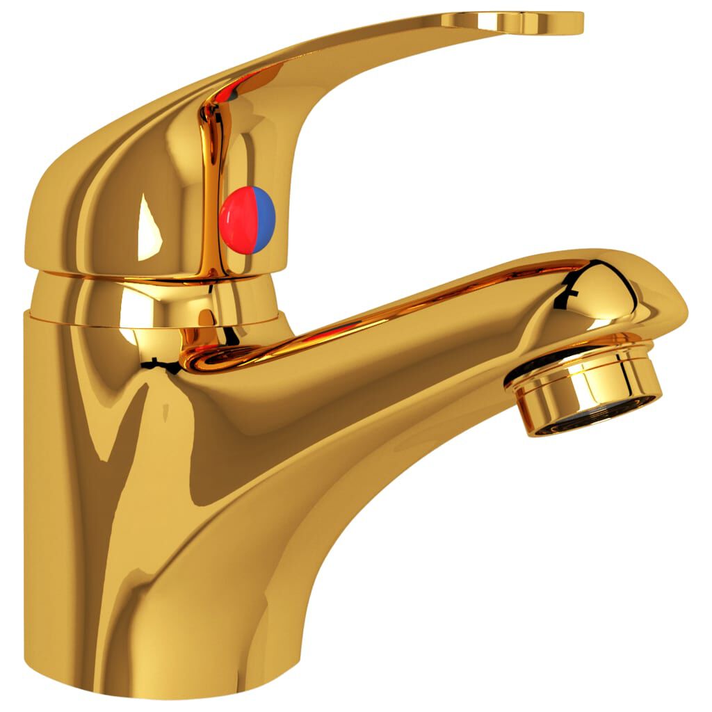 Mitigeur de Lavabo Doré 13x10 cm