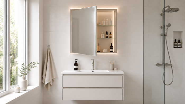 Armoire de toilette avec miroir
