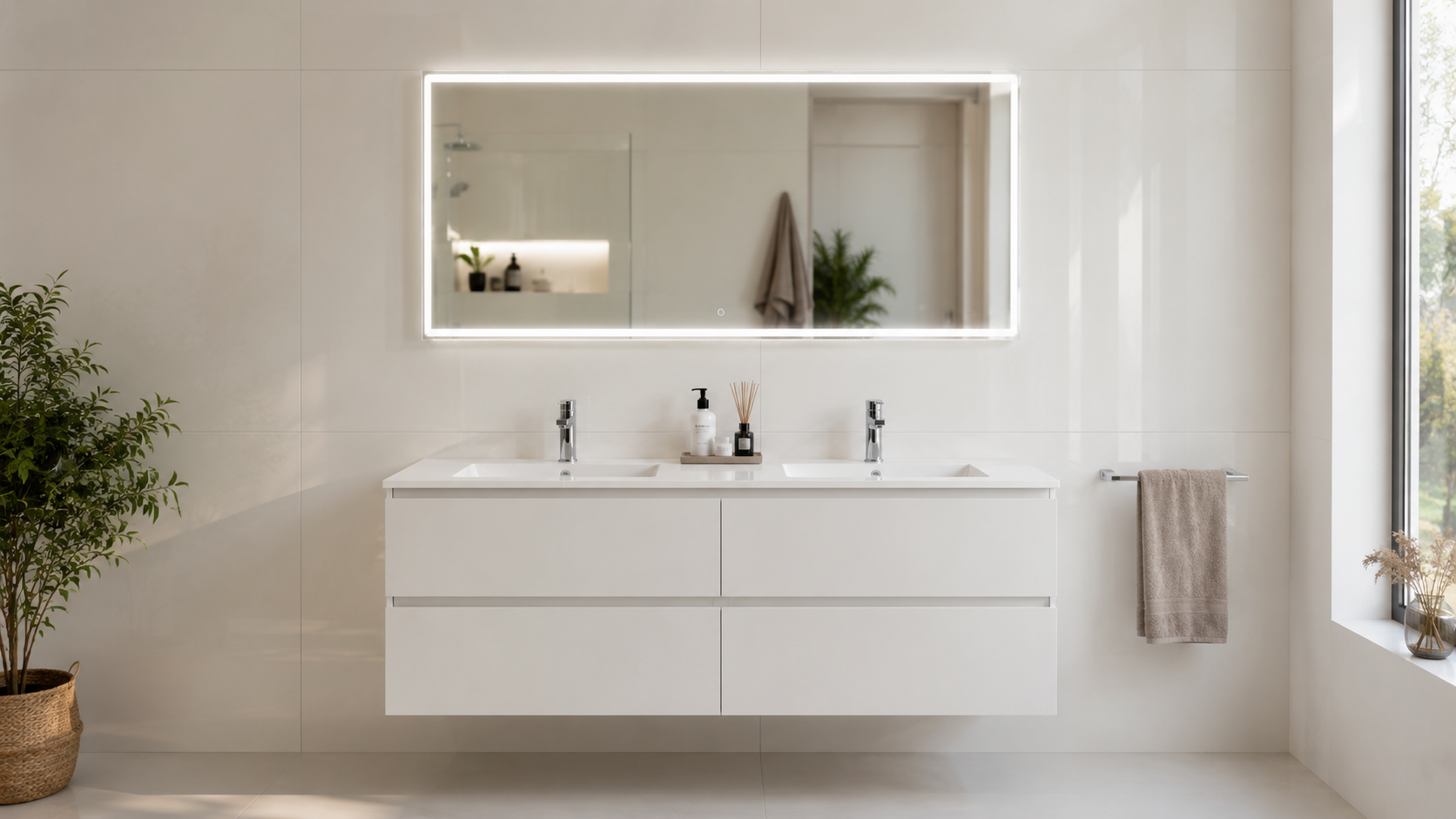 Meuble double vasque