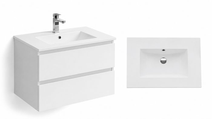 Meuble salle de bain avec vasque incluse