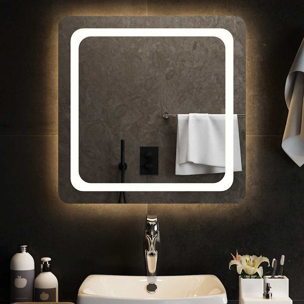 Miroir de Salle de Bain à LED 60x60 cm