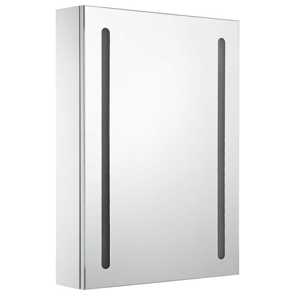 Armoire à Miroir Salle de Bain LED 50x13x70 cm